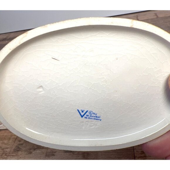 Goebel Hummel Figurine "Wash Day" Collectible Hand-Painted Ceramic Germany Vinta - Picture 5 of 5